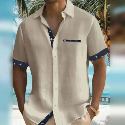 Shirts Heren*MALO - Elegant zomer overhemd voor mannen