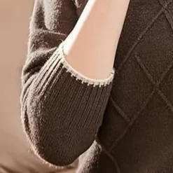 Truien & Vesten Dames*Malyna - Casual dames halve coltrui met comfort voor de zomer