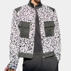 Jassen Heren*MANACCA - Modieuze Zomerjas voor Heren Zwart