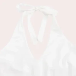 Jurken & Jumpsuits Dames*Mani - Elegante Mouwloze Halter Midi Zomerjurk