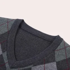 Truien & Vesten Heren*Manolis - Modieus mouwloos herenvest met V-hals voor de zomer