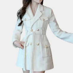 Jassen Dames*MARGARET - Stijlvolle Zomerjas voor Dames Wit