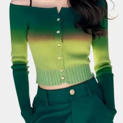 Truien & Vesten Dames*MARGE - Elegante Zomervest voor Dames Groen