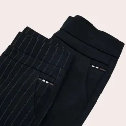 Broeken & Rokken Dames*Margot - Stretch broek met hoge taille voor de zomer