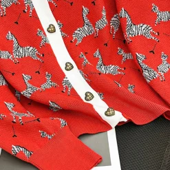 Truien & Vesten Dames*MARIA - Trendy Zomervest voor Dames Rood