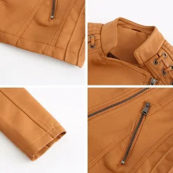 Leren Jassen Dames|Jassen Dames*MARIE - Stijlvolle leren zomerjas