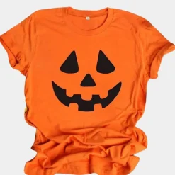 Topjes & Shirts Dames*Marieta - Comfortabel Zomer T-shirt voor dames Oranje