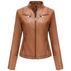 Leren Jassen Dames|Jassen Dames*MARIJA - Stijlvolle leren zomerjas