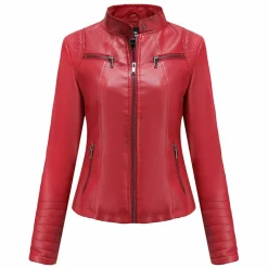 Leren Jassen Dames|Jassen Dames*MARIJA - Stijlvolle leren zomerjas