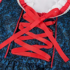 Jurken & Jumpsuits Dames*Maritza - Klassieke Zomer Oktoberfest Jurk voor dames Blauw