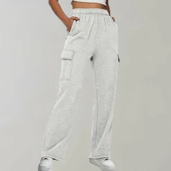 Broeken & Rokken Dames*Marja - Luchtige dames cargobroek met klepzakken voor de zomer