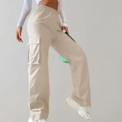 Broeken & Rokken Dames*Marjo - Recht gesneden cargo broek voor dames - Zomerse Editie