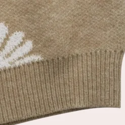 Truien & Vesten Dames*MARLEY - Modieuze Gebreide Zomertop voor Dames Beige