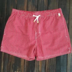 Broeken Heren*Marty - Stijlvolle gestreepte zwemshorts voor mannen - Zomereditie