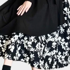 Jurken & Jumpsuits Dames*Marusia - Zomerse Casual Bloemenjurk voor Vrouwen Zwart