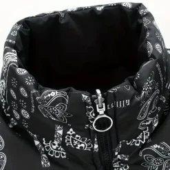 Jassen Heren*Maslen - Stijlvol Reversibel Herenjack in Paisley Zwart