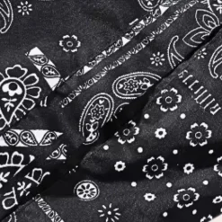 Jassen Heren*Maslen - Stijlvol Reversibel Herenjack in Paisley Zwart