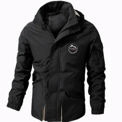 Jassen Heren*Mason - Lichte zomer bomberjack met capuchon voor heren