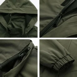 Jassen Heren*Mason - Lichte zomer bomberjack met capuchon voor heren