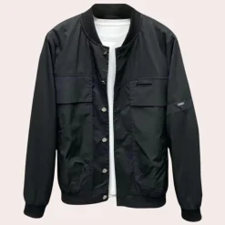 Jassen Heren*MATHEUS - Lichte Zomerjas voor Heren Zwart