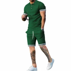 Sets Heren*MATHIS - Modieuze casual zomerset