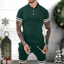 Sets Heren*MATHIS - Modieuze casual zomerset