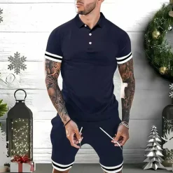 Sets Heren*MATHIS - Modieuze casual zomerset