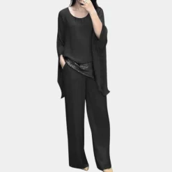 Sets Dames*Maya - Elegante 2-delige Damesoutfit voor de Zomer