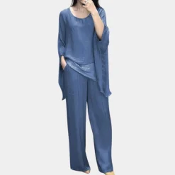 Sets Dames*Maya - Elegante 2-delige Damesoutfit voor de Zomer