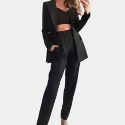 Sets Dames*Mela - Luxe 3-delige Zomerse Blazer Set