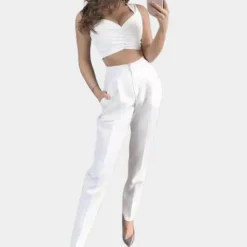 Sets Dames*Mela - Luxe 3-delige Zomerse Blazer Set