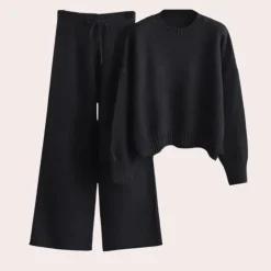 Sets Dames*Melanie - Luchtig gebreid huispak voor dames, perfect voor lente en zomer