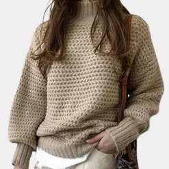 Truien & Vesten Dames*Melina - Klassieke gebreide coltrui dames