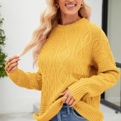 Truien & Vesten Dames*Melisande - Luchtige casual trui met lange mouwen voor dames - Zomereditie