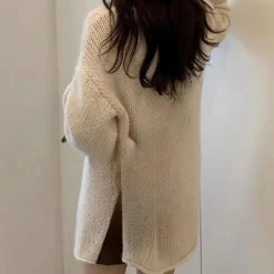 Truien & Vesten Dames*MELISSA - Luxe Gebreide Zomerse Trui voor Dames Beige