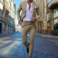 Sets Heren*Michael - Slim fit heren zomerpak