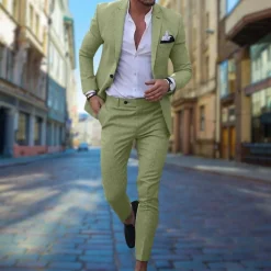 Sets Heren*Michael - Slim fit heren zomerpak