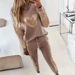 Sets Dames*MICHELLE - Stijlvolle 2-Delige Zomerset voor Dames Khaki