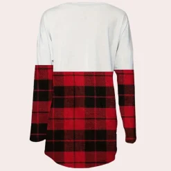 Topjes & Shirts Dames*MICIELA - Modieuze Zomertop voor Dames Wit Rood