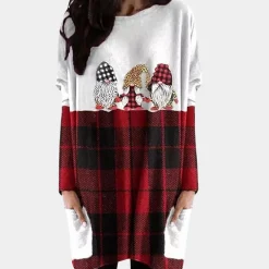 Topjes & Shirts Dames*MICIELA - Modieuze Zomertop voor Dames Wit Rood