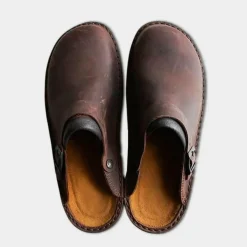 Schoenen Heren*MIJO - Leren herenpantoffels voor de zomer