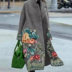 Jassen Dames*Milada - Modieuze Overjas voor dames