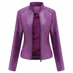 Leren Jassen Dames|Jassen Dames*MILENA - Stijlvolle leren zomerjas