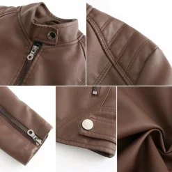 Leren Jassen Dames|Jassen Dames*MILENA - Stijlvolle leren zomerjas