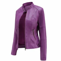 Leren Jassen Dames|Jassen Dames*MILENA - Stijlvolle leren zomerjas