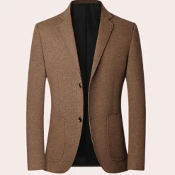 Jassen Heren*Mimir - Formele retro geruite herenblazer voor de zomer