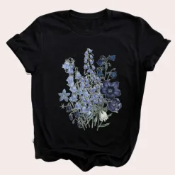 Topjes & Shirts Dames*Mirielle - Zomerse T-shirt voor dames met decoratieve print
