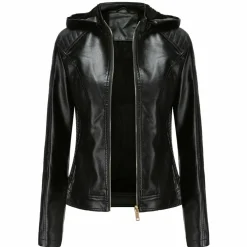 Leren Jassen Dames|Jassen Dames*MIRJETE - Stijlvolle leren zomerjas