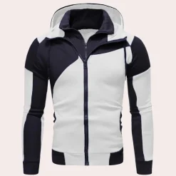 Truien & Vesten Heren*Miroslav - Veelzijdige Heren Rits Hoodie voor de Zomer