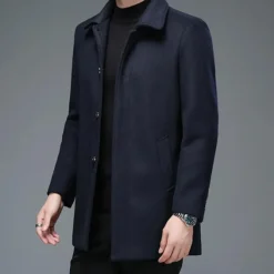 Jassen Heren*MISAEL - Nette en lange jas voor heren